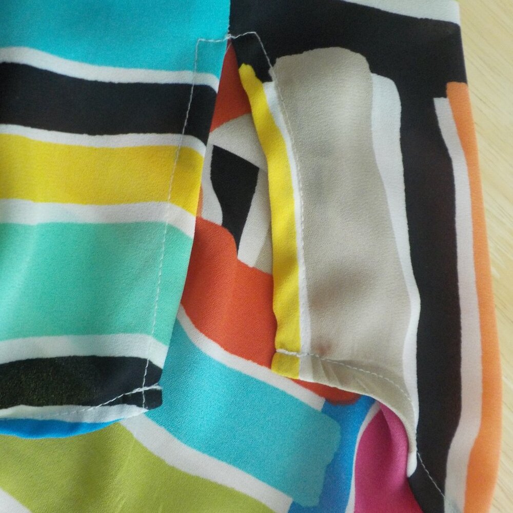 Spense Blouse - Large - Button Down - Multi Color… - image 7